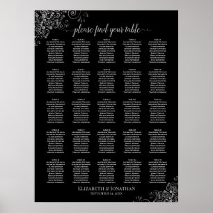 Tableau 25 Argent et Mariage noir