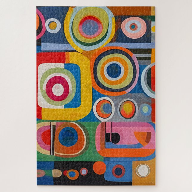 Tableau Abstrait 1014 pièce Jigsaw Puzzle (Vertical)