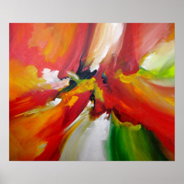 Tableau Action Abstraite (Devant)
