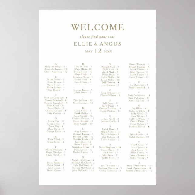 Tableau alphabétique du sable doré (Devant)