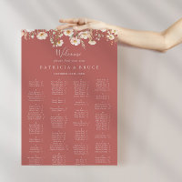Tableau alphabétique Fleur sauvage classique