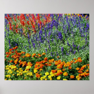 Tableau Art numérique du jardin de fleurs