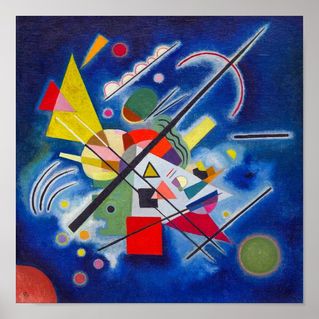 Tableau bleu | Wassily Kandinsky | (Devant)