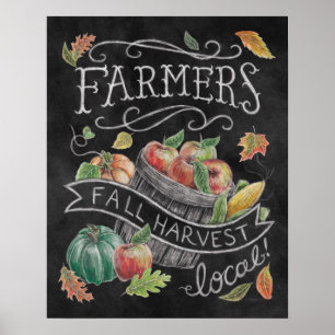 Tableau de bord de la récolte d'automne des agricu