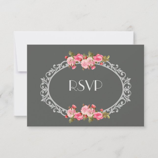 Tableau de bord et mariage Rose RSVP (Devant)