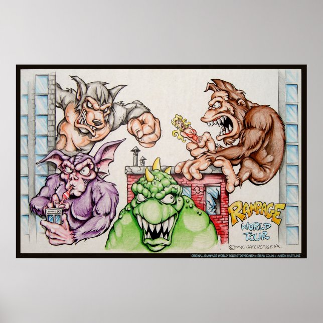 Tableau de bord Rampage World Tour (Devant)