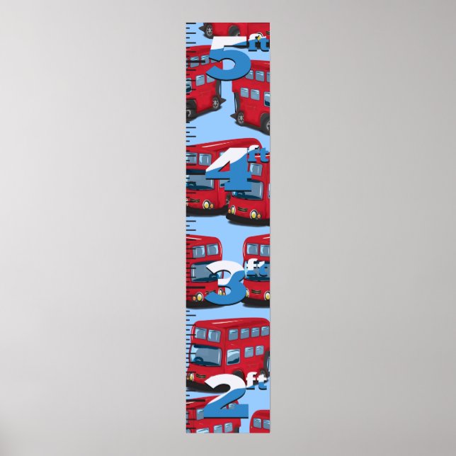 Tableau de croissance des autobus de Londres. (Devant)