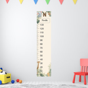 Tableau de croissance monogramme personnalisé Safa