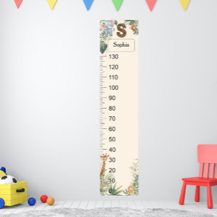 Tableau de croissance S Monogramme Nom Personnalis