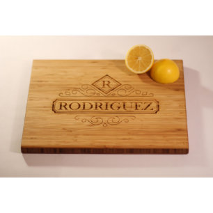 Tableau de découpe en bambou personnalisé - Rodrig