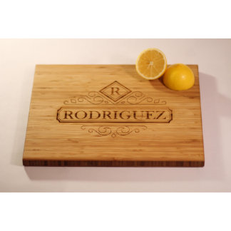 Tableau de découpe en bambou personnalisé - Rodrig