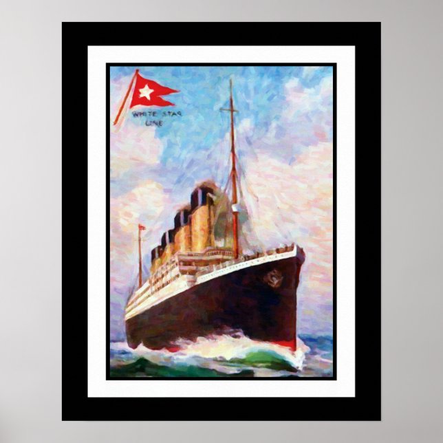 Tableau de la ligne Titanic White Star (Devant)
