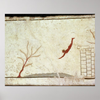 Tableau de la Tombe du Plongeur du sud