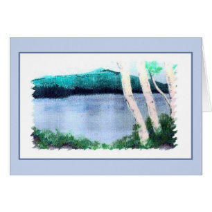 Tableau de la vue sur le lac