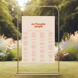 Tableau de placement imprimable en terre cuite sim
