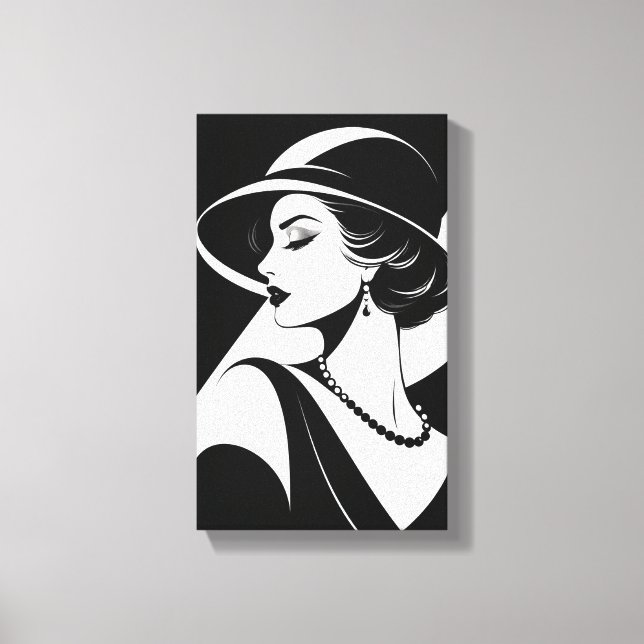 Tableau Déco ( Charme 30's ) Art Moderne (Recto)