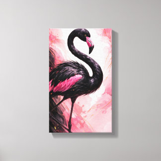 Tableau Déco (Flamant Noir)  Leinwanddruck
