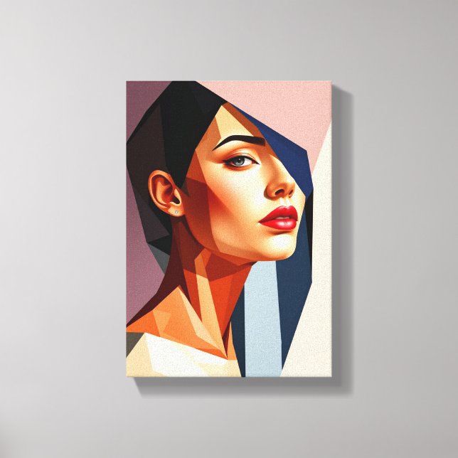 Tableau Déco (Mistrust) Portrait Beauté (Recto)