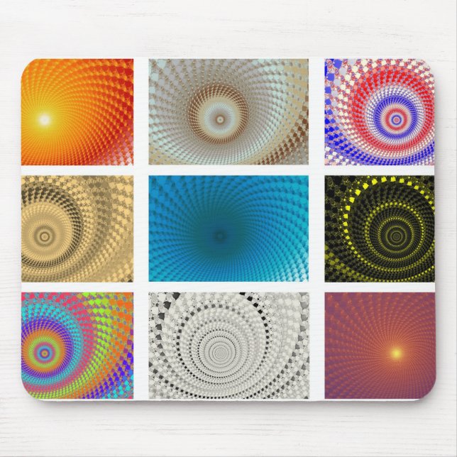 Tableau der Kreise-Mauspad Mousepad (Vorne)