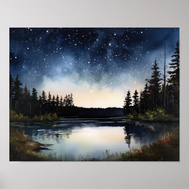 Tableau du paysage de Star Lake Art (Devant)