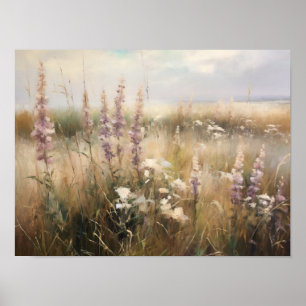 Tableau Fleur sauvage vintage