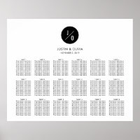 Tableau horizontal de 32 x 26 pouces - Olivia & Ju