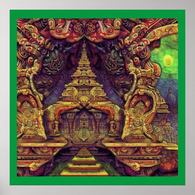 Tableau Imaginaire 1 - Temple (Devant)