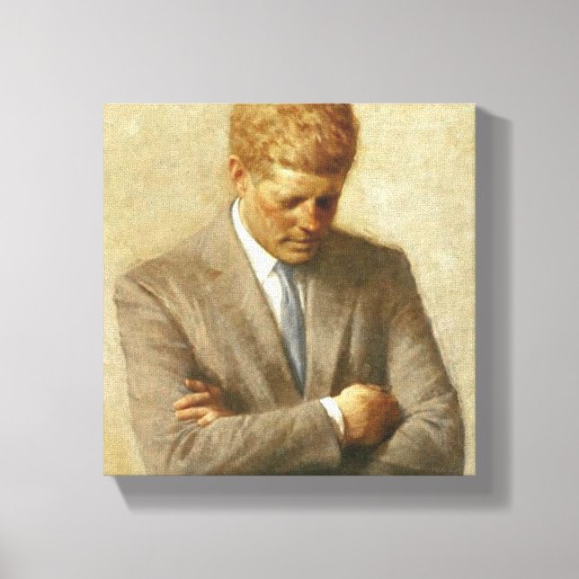 Tableau JFK Sur Toile (Recto)