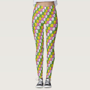 Tableau périodique polonais leggings patriotiques