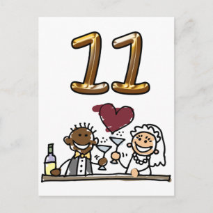Tableau personnalisé Numéro 11 Cartes postales