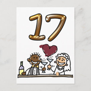 Tableau personnalisé Numéro 17 Cartes postales