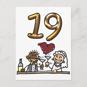 Tableau personnalisé Numéro 19 Cartes postales