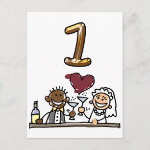 Tableau personnalisé Numéro 1 Cartes postales