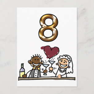 Tableau personnalisé Numéro 8 Cartes postales