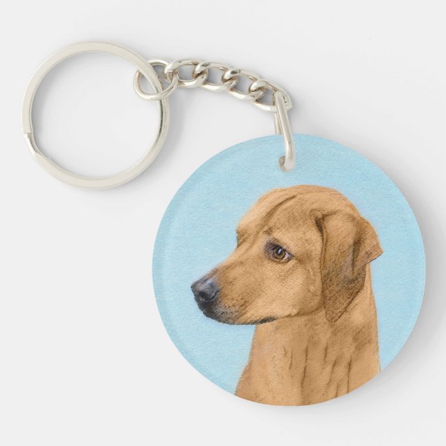 Tableau Rhodesian Ridgeback - Art Chien original (Devant)
