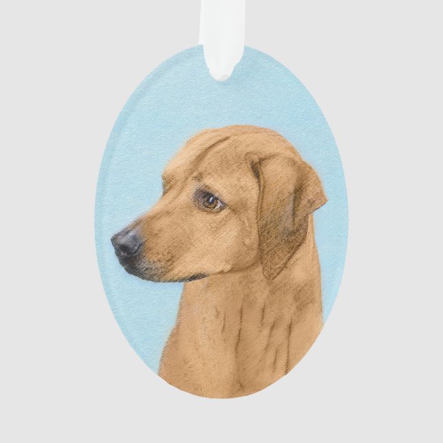 Tableau Rhodesian Ridgeback - Art Chien original (dos)