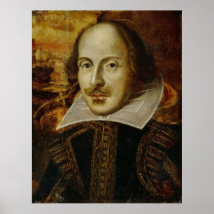 Tableau vintage de William Shakespeare