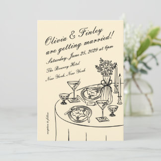 Tableau Wedding Invitation Einladung