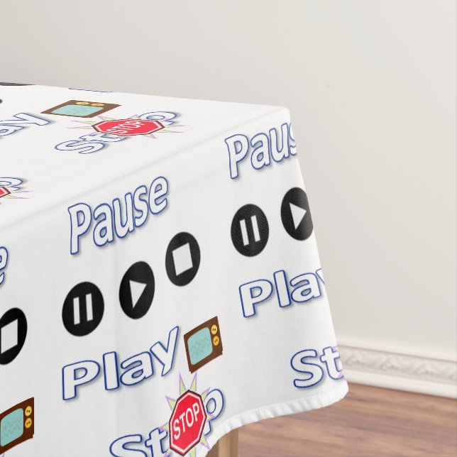 Tablecloplay Pause Stopp Tischdecke (Beispiel)
