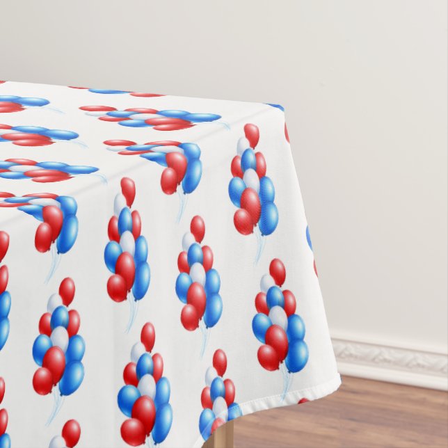 Tablecloth "60x84" 4. Juli Ballons Tischdecke (Beispiel)
