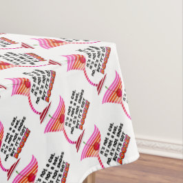 TABLECLOTH - ABER ES IST GOT BOOZE! TISCHDECKE