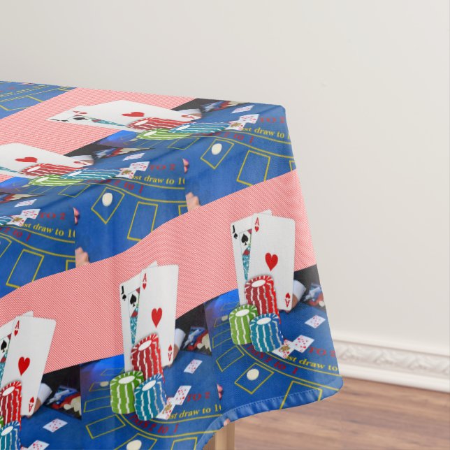 Tablecloth Ace Card Rotes Herz Tischdecke (Beispiel)