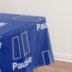 Tablecloth Blue Pause Tischdecke