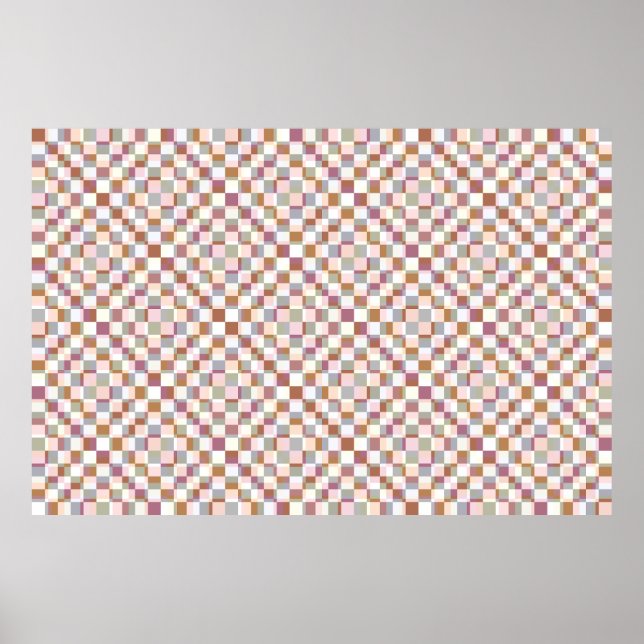 Tablecloth Design For A Clown's Funeral Reception Poster (Vorne)