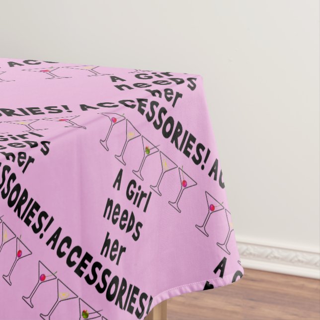TABLECLOTH - EIN MÄDCHEN BRAUCHT IHRE ZUBEHÖR TISCHDECKE (Beispiel)