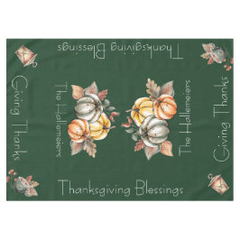 Tablecloth Erntedank Segnungen Personalisiert Tischdecke
