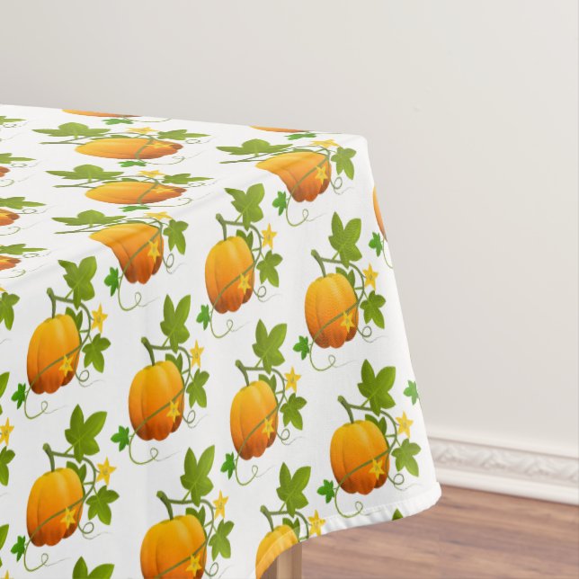 Tablecloth Fall Pumpkin Vine Tischdecke (Beispiel)