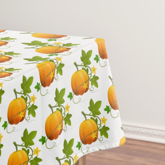 Tablecloth Fall Pumpkin Vine Tischdecke (Beispiel)