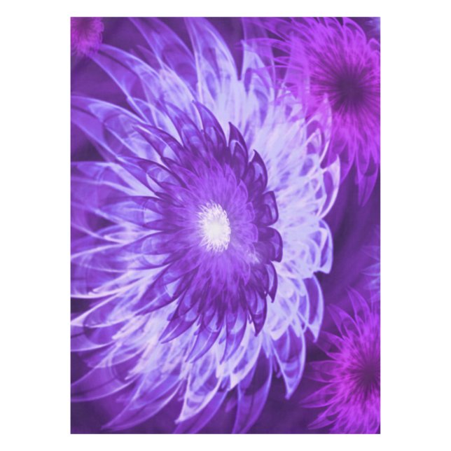 Tablecloth Fantasy Blume Lila Tischdecke (Vorderseite)