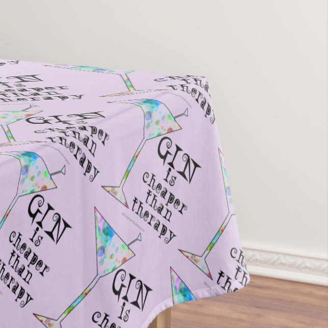 TABLECLOTH - GIN IST KÄAPER ALS THERAPIE TISCHDECKE (Beispiel)